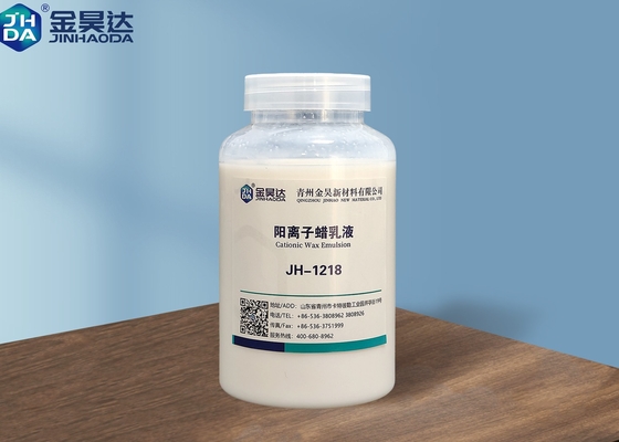 Kağıt ürünlerinin kalitesini artırın JH-1218 Katyonik mum emülsiyonları