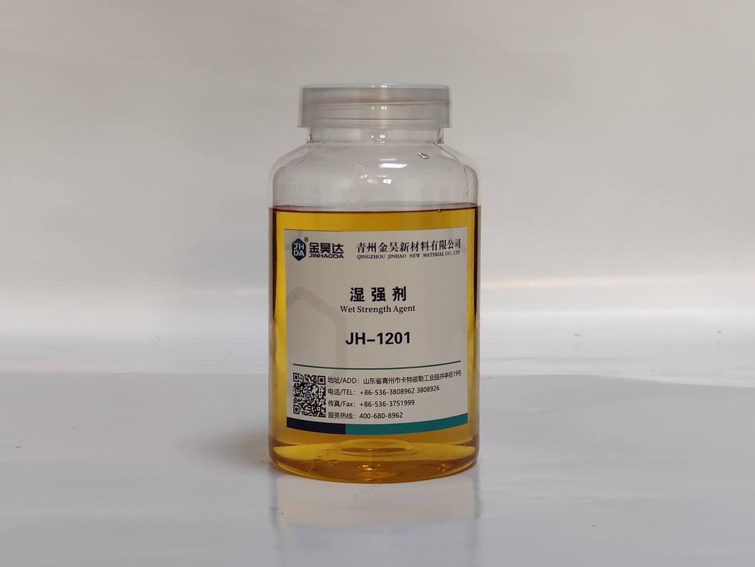 Suda çözünür PH 3.0-5.0 Islak Dayanıklılık Ajansı Kağıt Yapımı İçin Açık Sarı Sıvı